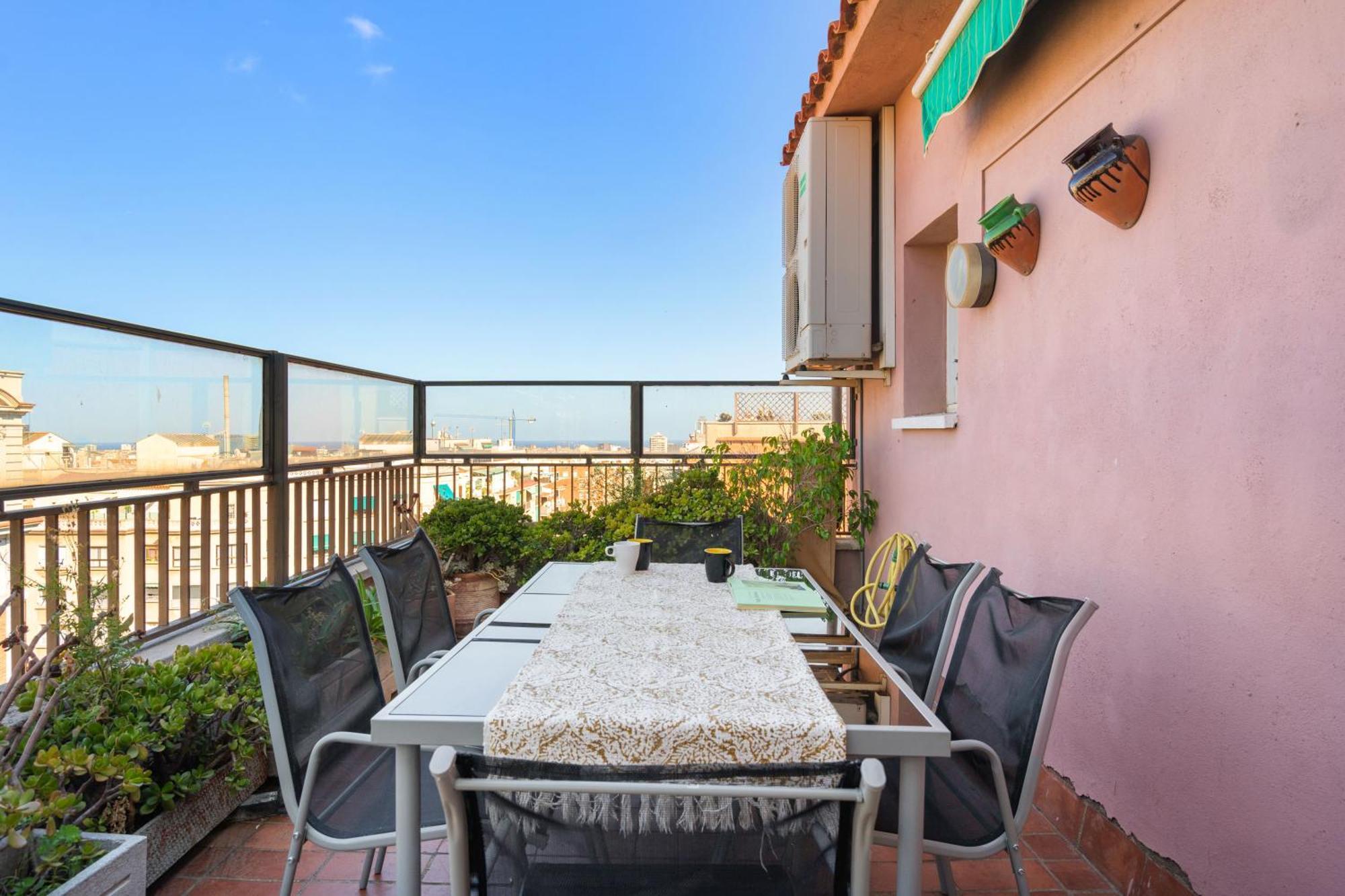 Chic 3Br Retreat With Private Terrace Apartment Barcelona Exterior photo